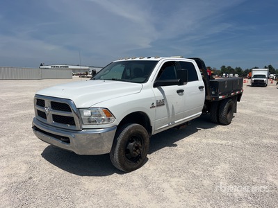 2016 Ram 3500 Tradesman 4x4 Crew Cab Flatbed Truck