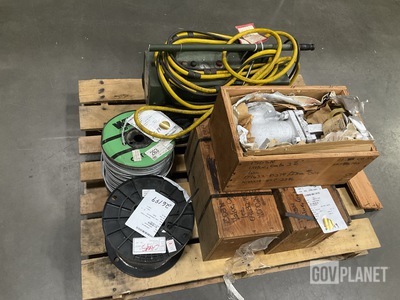 (3) Gate Valves, (1) Cleaner & (2) Rolls of Wire