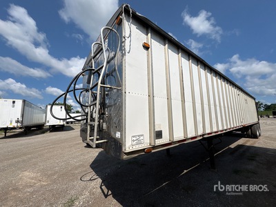 2015 Western T/A Spread Axle Drawbar Live Bottom Trailer
