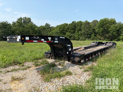 2011 Trail King TK70LLC-45 T/A Removable Gooseneck Rimorchio ribassato