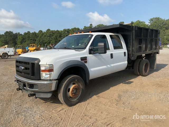 2009 Ford F-450 4x4 Crew Cab Dump Truck