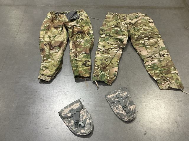 (11) Pairs of Trousers, (17) Entrenching Tool Carriers & Assorted Items (11) Pairs of Trousers, (17) Entrenching Tool Carriers & Assorted Items