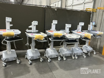(6) Ergotron Mobile Workstation Carts