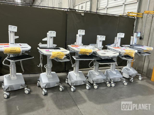 (6) Ergotron Mobile Workstation Carts