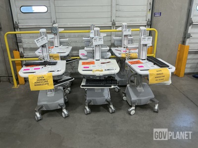 (6) Ergotron Mobile Workstation Carts