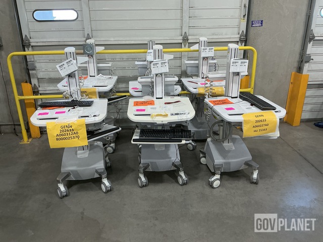 (6) Ergotron Mobile Workstation Carts