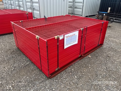Quantity of (30) Canex 8 ft x 6 ft Powder Coated Temporary Clôture du site