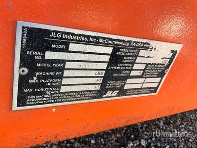 2017 JLG 600S Telescopische hoogwerker