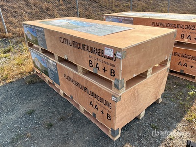 2026 AGR-MS2642 26 ft x 42 ft Metal Garage Budynek magazynowy (Unused)