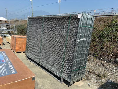 Quantity of (20) 2026 GLCF1006 10 ft x 6 ft Chain Link Temporary Ogrodzenie terenu (Unused)