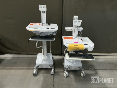 (2) Ergotron Mobile Workstation Carts
