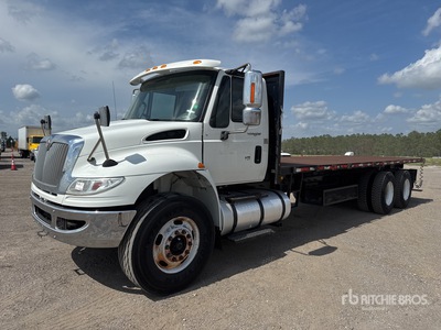 2014 International 7400 6x4 Flatbed Truck