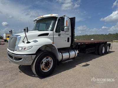 2014 International 7400 6x4 Flatbed Truck
