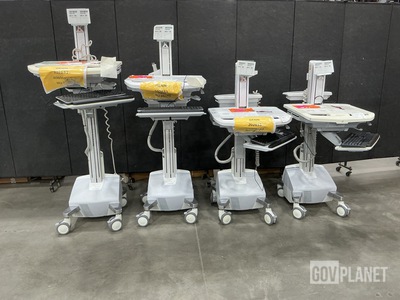 (4) Ergotron Mobile Workstation Carts