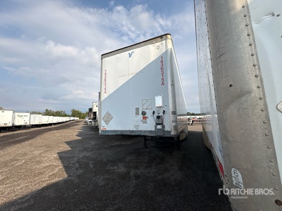 2014 Vanguard MaxCube 53 ft x 102 in T/A Van Trailer