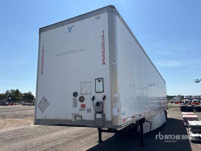 2014 Vanguard 53 ft x 96 in T/A Van Trailer