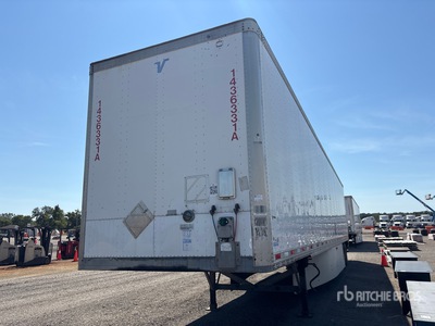 2014 Vanguard 53 ft x 96 in T/A Van Trailer