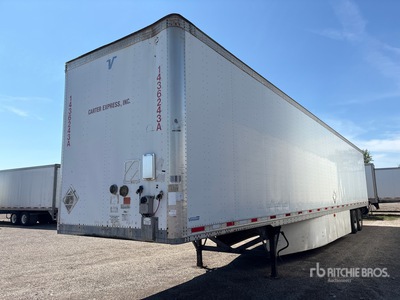 2014 Vanguard 53 ft x 96 in T/A Van Trailer