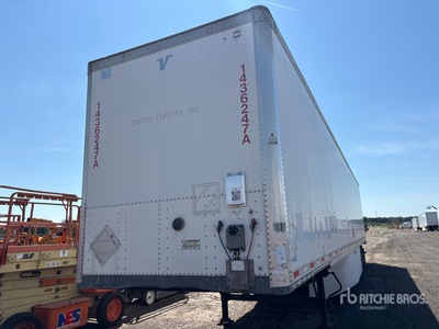 2014 Vanguard 53 ft x 96 in T/A Van Trailer