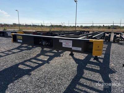 2023 GG TRAILERS 40 ft T/A Semirremolque Portacontenedor / Remorque conteneur (Unused)