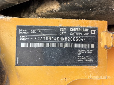 2016 Cat D4K2 XL Crawler Dozer