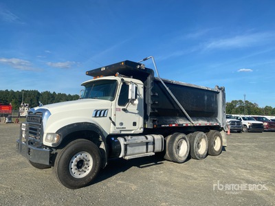 2015 Mack GU713 8x4 Tri/A Dump Truck