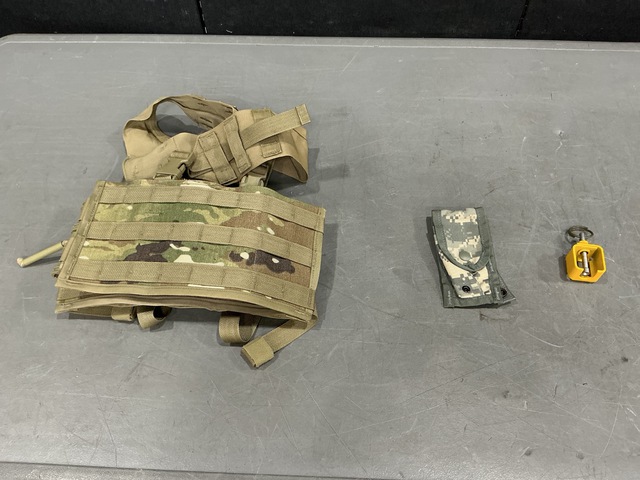 (11) Tactical Assault Panels, (42) Mag Pouches & Assorted Items