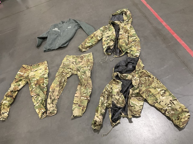 (6) Wet Weather Jackets, (3) Pairs of Wet Weather Trousers & Assorted Items (6) Wet Weather Jackets, (3) Pairs of Wet Weather Trousers & Assorted Items