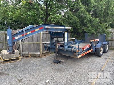 2010 Advance Metalworking Co 14 ft T/A Gooseneck Hydraulic Lifting Remorque pour équipement