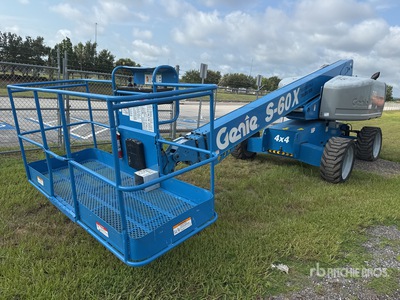 2012 Genie S-60X 4WD Diesel Plataforma Elevadora Telescópica