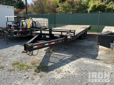 2012 PJ F8202 20 ft T/A Flatbed Trailer