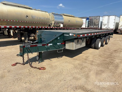 2012 Felling FT503L 26 ft Tri/A Flatbed Trailer