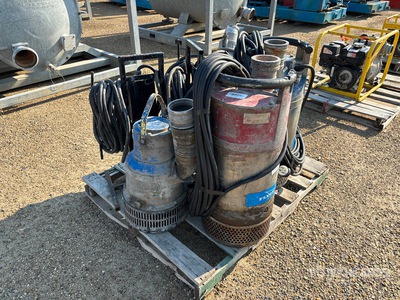 Quantity of (4) Flygt Submersible Water Pumps