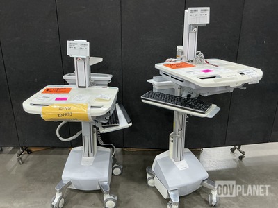 (2) Ergotron Medical Carts