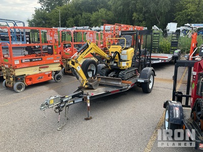 Yanmar SV08 Mini Excavator w/Pratt S/A Trailer