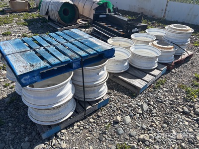 Quantity of (8) Semi Wheels