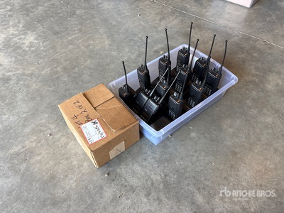 Quantity of (12) Motorola MTS2000 800MHz DTMF Portable Radios