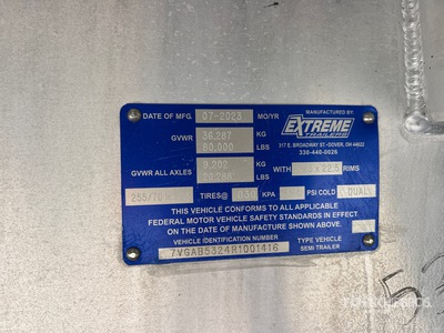 2024 Extreme 53 ft T/A Spread Axle Plateforme Surbaissée