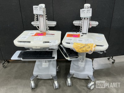 (2) Ergotron Medical Carts