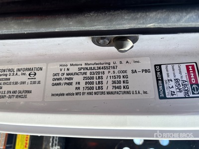 2019 Hino 268 Rollback Truck