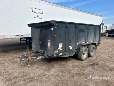 2019 Big Tex 14LX-14BK-P4 14 ft T/A Remolque Bañera Ligero