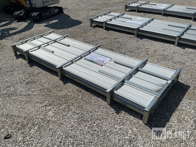 (100) Piece Lot of 10' Long Corrugated Steel Panels