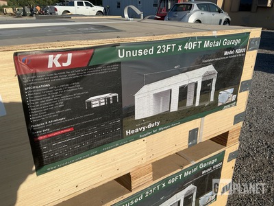 KJ K0020 Metal Garage - Unused