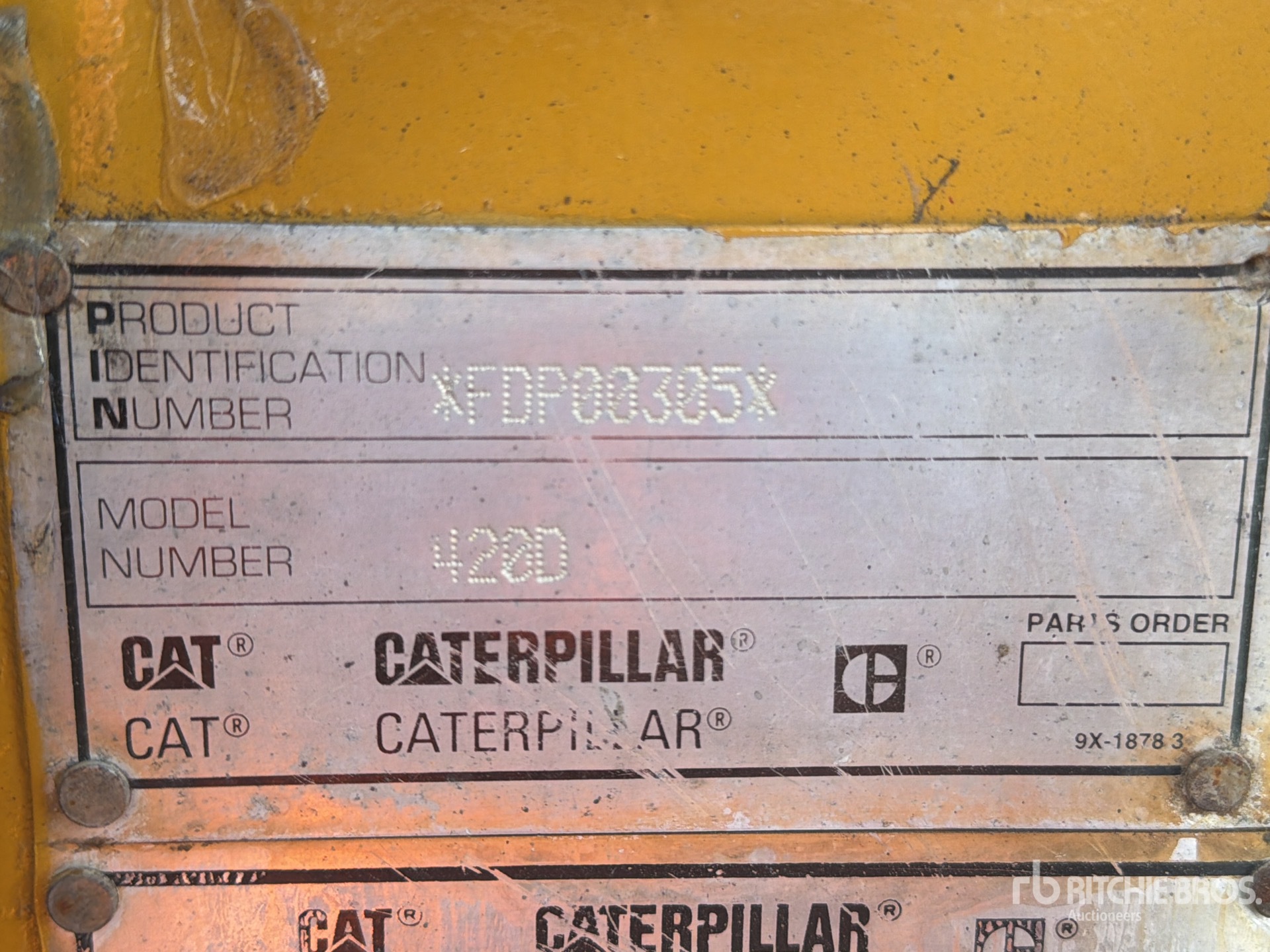 2001 Cat 420D 4x4 Retroexcavadora / Backhoe Loader