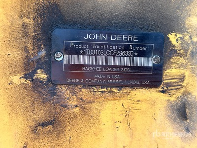 2016 John Deere 310SL Backhoe Loader