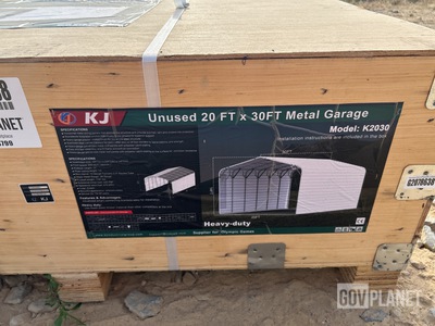 KJ K2030 Metal Garage - Unused