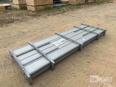 (100) Piece Lot of 10' Long Corrugated Steel Panels