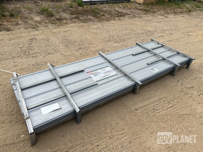 (100) Piece Lot of 10' Long Corrugated Steel Panels