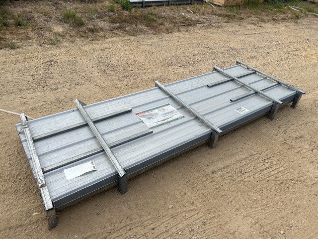 (100) Piece Lot of 10' Long Corrugated Steel Panels (100) Piece Lot of 10' Long Corrugated Steel Panels