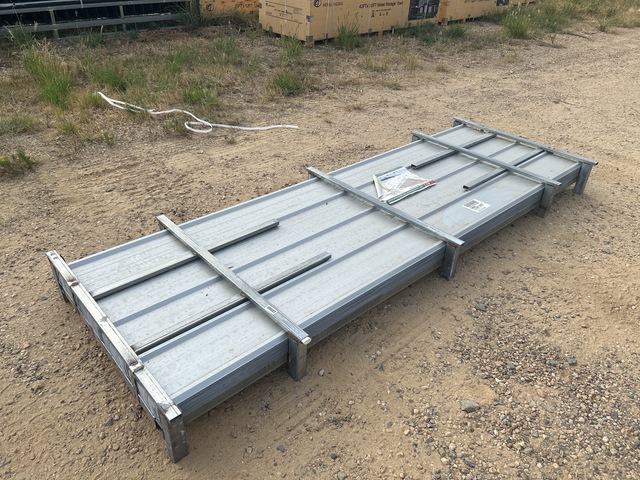 (100) Piece Lot of 10' Long Corrugated Steel Panels (100) Piece Lot of 10' Long Corrugated Steel Panels